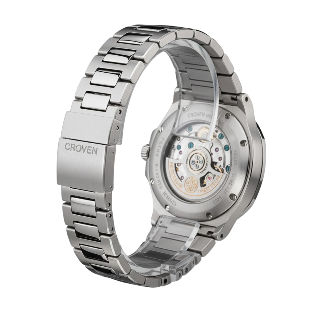 Croven Heritage Avelar 5711A (Ice Blue Dial | Stainless Steel | 40mm | Limited 170 Edition)
